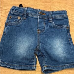 Buffalo Blue Denim Shorts Casual Distressed Style